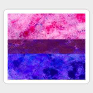 Bisexual Pride Digital Quilt Sticker